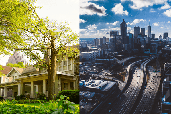 Atlanta in Georgia as a filming location for movies and series.