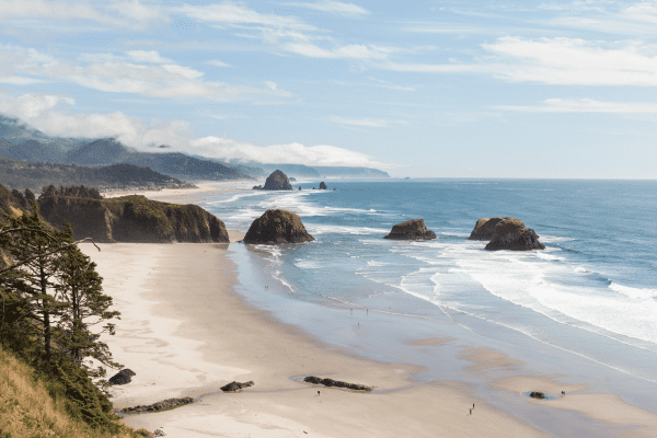 Cannon Beach in Oregon