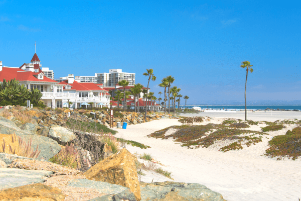 Coronado Beach near San Diego, California