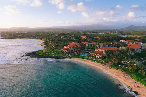 Poipu Beach in Hawaii