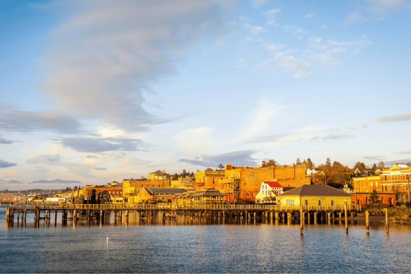 The skyline of Port Townsend
