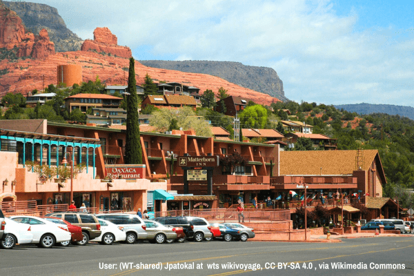 Sedona aerial view