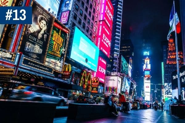 Times Square in New York City