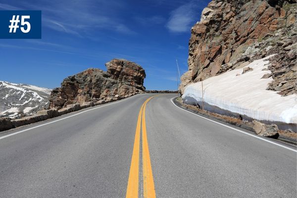 Trail Ridge Road in Colorado