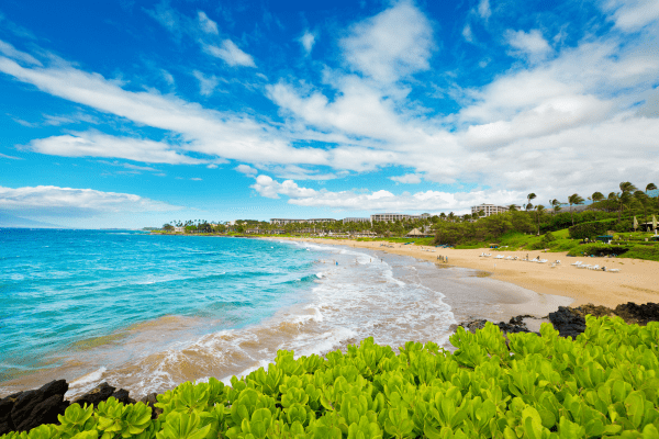 Wailea Beach on Maui, Hawaii