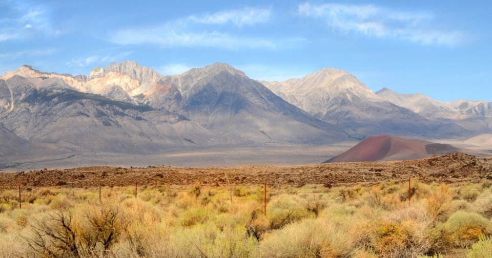 The stark beauty of the Nevada desert, All around Las Vegas…