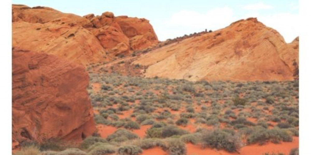 The stark beauty of the Nevada desert, All around Las Vegas…