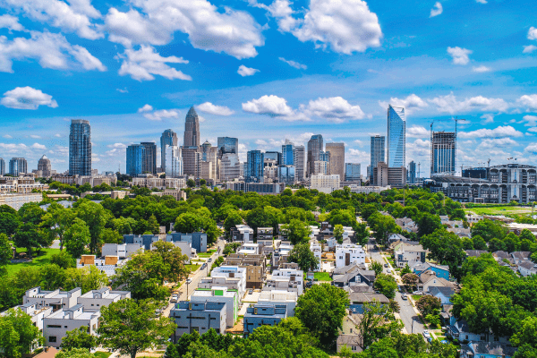 Charlotte in North Carolina