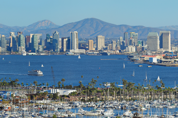 Harbor in San Diego