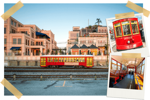 The streetcars of New Orleans
