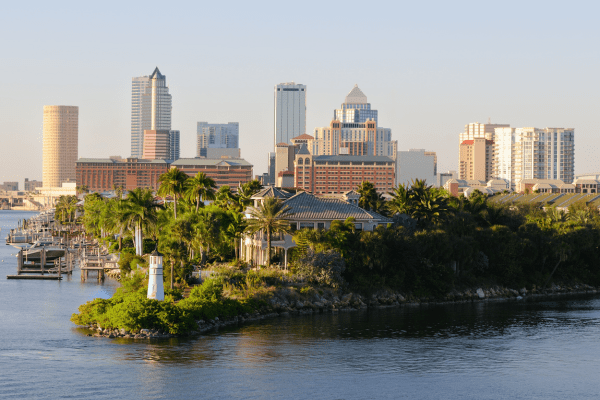 Skyline of Tampa