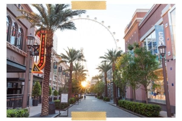 The LinQ und High Roller in Las Vegas