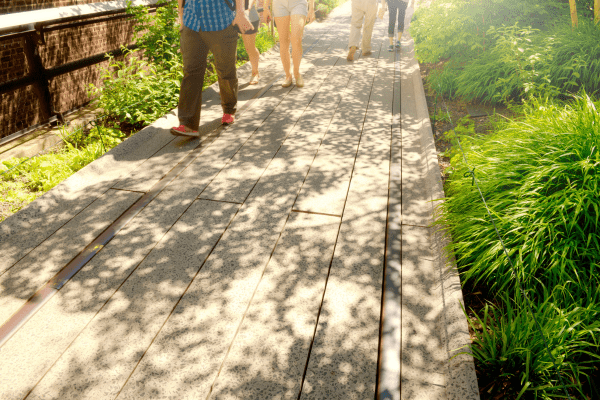 HSpaziergang auf der High Line in New York City