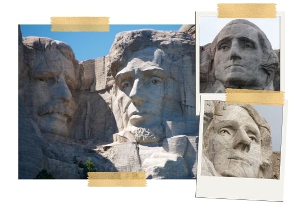 The heads of Mount Rushmore