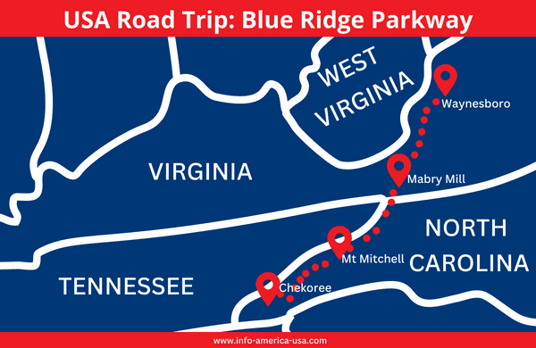 Blue Ridge Parkway Map
