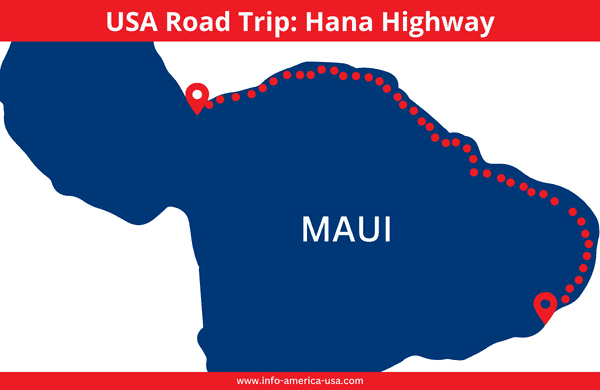 Hana Highway Map