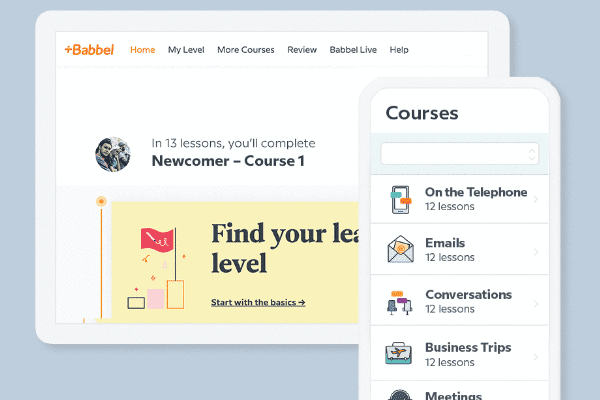 Learn English with Babbel