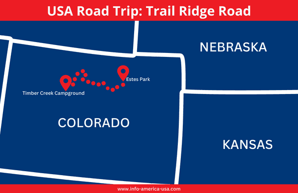 Trail Ridge Road Map