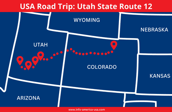 Utah State Route 12 Map