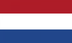 Netherlands Flag Knockout English Language