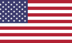USA Flag Knockout English Language